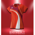 YONEX 20472 T-SHIRT WOMEN'S CREW NECK SHIRT FIRE RED