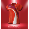 YONEX 20472 T-SHIRT WOMEN'S CREW NECK SHIRT FIRE RED