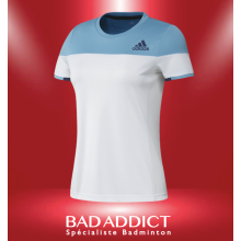 ADIDAS T-SHIRT FEMME COLORBLOCK BLANC
