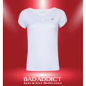 BABOLAT T-SHIRT FEMME PLAY CAP SLEEVE TOP WOMEN WHITEBLANC