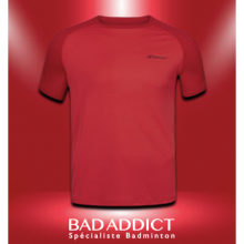 BABOLAT T-SHIRT JUNIOR CREW NECK PLAY RED