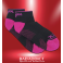 KARAKAL CHAUSSETTES X2 NOIR/ROSE