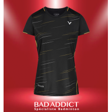 VICTOR T-SHIRT T-24100 WOMEN C NOIR