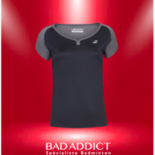 T-SHIRT BABOLAT FEMME PLAY NOIR