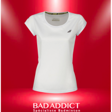 BABOLAT FLAG CORE CLUB TEE WOMEN WHITE 2018