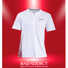 BABOLAT POLO HOMME PLAY BLANC