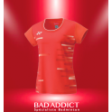 YONEX 20466 T-SHIRT WOMEN'S CREW NECK SHIRT FIRE RED 