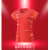 YONEX 20466 T-SHIRT WOMEN'S CREW NECK SHIRT FIRE RED 