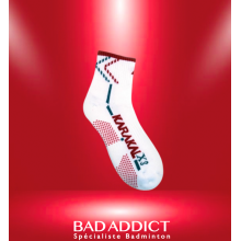 KARAKAL CHAUSSETTES X4 ANKLE NOIR/GRIS