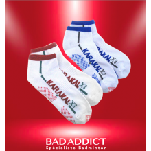 KARAKAL CHAUSSETTES X2 TRAINER NOIR/ROSE