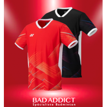 YONEX T-SHIRT MEN'S CREW NECK SHIRT BLACK